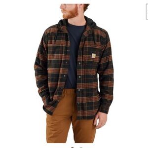 Carhartt rugged flex hooded flannel